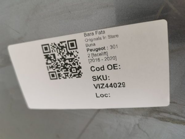 Bara Fata Peugeot  301 2 [facelift] [2016 - 2020] Originala In Stare Buna - imagine 8