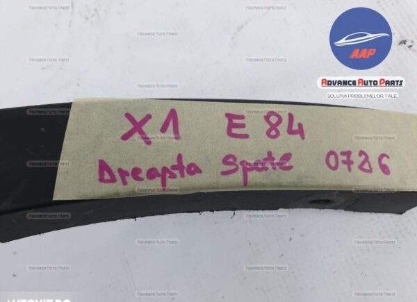 Bandou overfender dreapta spate BMW X1 E84 original in conditie buna. BMW  X1  E84 [2009 - 2012] - imagine 6