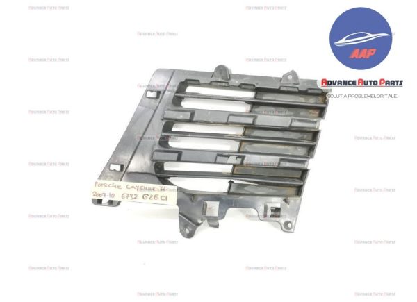 Grila stanga proiector original in stare buna Porsche  Cayenne  957 [facelift] [2007 - 2010] - imagine 6