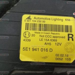 Far dreapa full led original Skoda  Octavia  3 [facelift] [2017 - 2020]