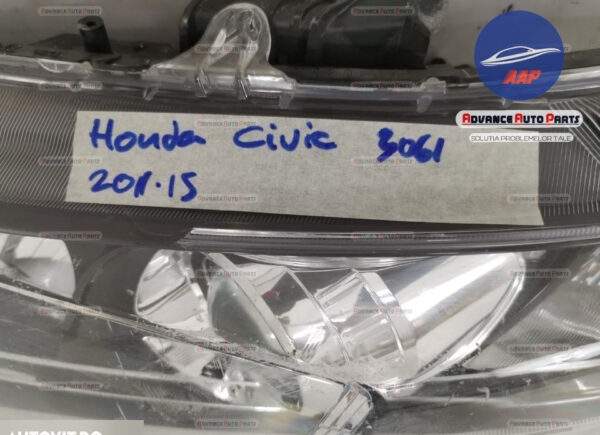 Far stanga cu xenon original Honda  Civic  9 [2012 - 2015] - imagine 7