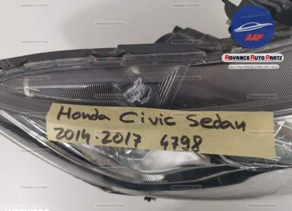 Far dreapta cu xenon original in stare buna Honda  Civic  9 [facelift] [2013 - 2020] - imagine 9