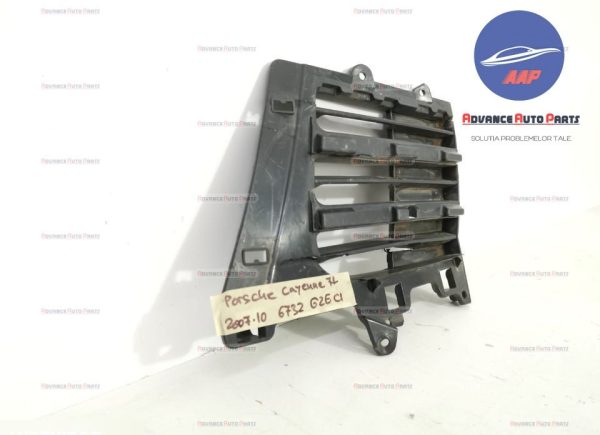 Grila stanga proiector original in stare buna Porsche  Cayenne  957 [facelift] [2007 - 2010] - imagine 3