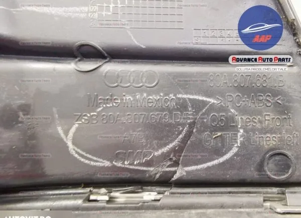 Grila stanga proiector originala in stare buna Audi  Q5  2  [2016 - 2020] - imagine 6