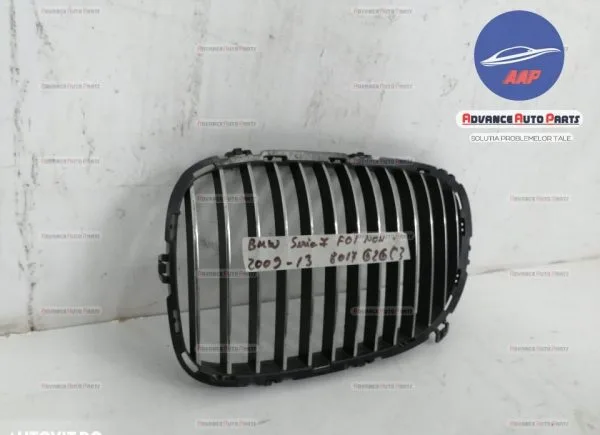 Grila centrala stanga originala BMW  Seria 7  F01/F02 [2008 - 2012] - imagine 2
