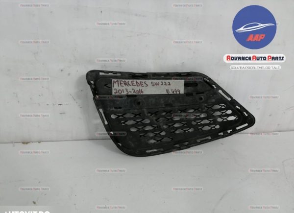 Grila Proiector Dreapta original Mercedes-Benz  S-klasse AMG  W222 [2013 - 2017] - imagine 2