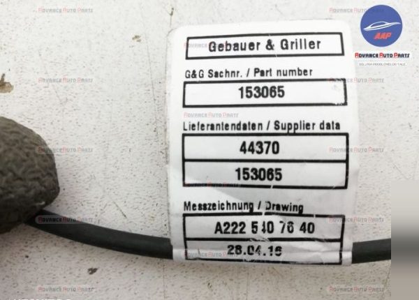 Cabluri baterie originale in stare buna Mercedes-Benz  S-Class  W222 [2013] - imagine 7