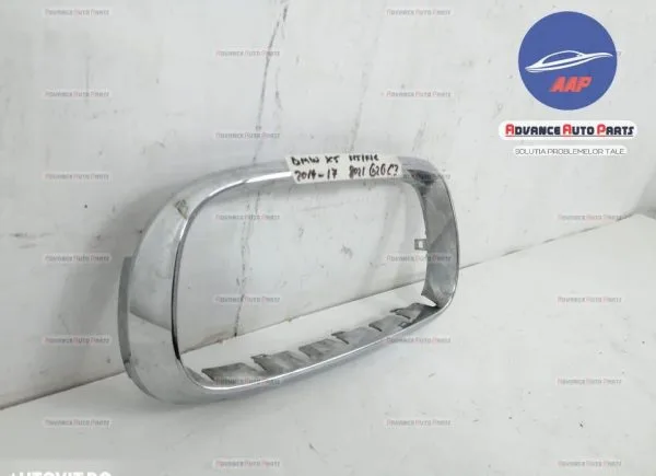 Crom grila centrala dreapta cod 5111730866002 - originala BMW  X5  F15 [2013 - 2018] - imagine 2