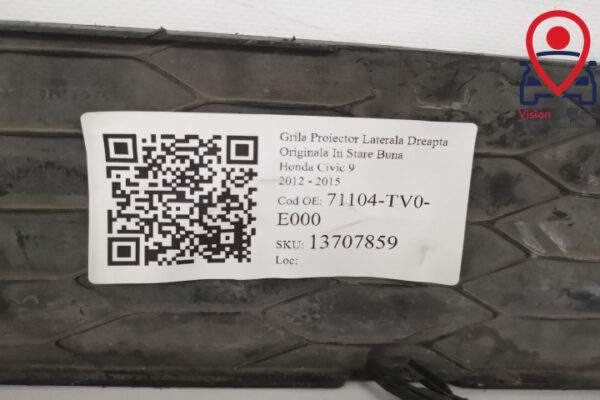 Grila Proiector Laterala Dreapta Originala In Stare Buna Honda  Civic  9 [2012 - 2015] - imagine 7