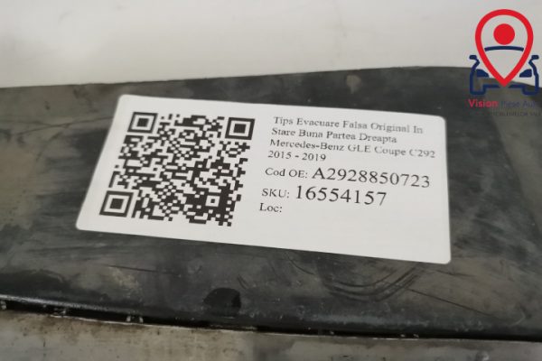 Tips Evacuare Falsa Original In Stare Buna Partea Dreapta Mercedes-Benz  GLE Coupe  C292 [2015 - 2019] - imagine 7