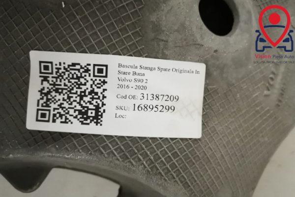 Bascula Stanga Spate Originala In Stare Buna Volvo  S90  2 [2016 - 2020] - imagine 6