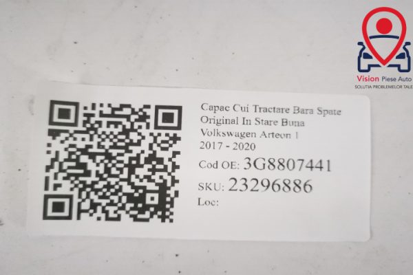 Capac Cui Tractare Bara Spate Original In Stare Buna Volkswagen VW  Arteon  1 [2017 - 2020] - imagine 5