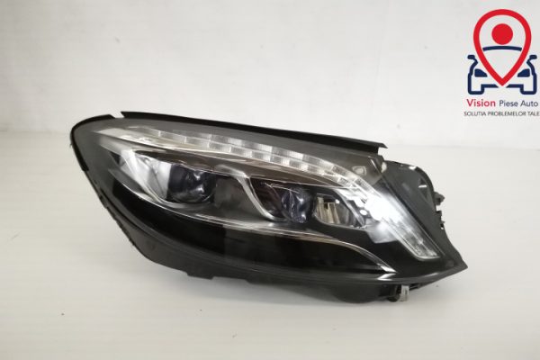 Far Dreapta Original Led Intelligent Light System LILS Cu Nightvision In Stare Buna Mercedes-Benz  S-Class  W222 [2013 - 2017]