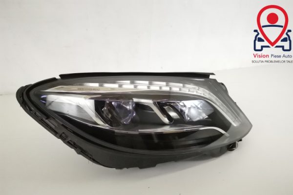 Far Dreapta Original Led Intelligent Light System LILS Cu Nightvision In Stare Buna Mercedes-Benz  S-Class  W222 [2013 - 2017] - imagine 2