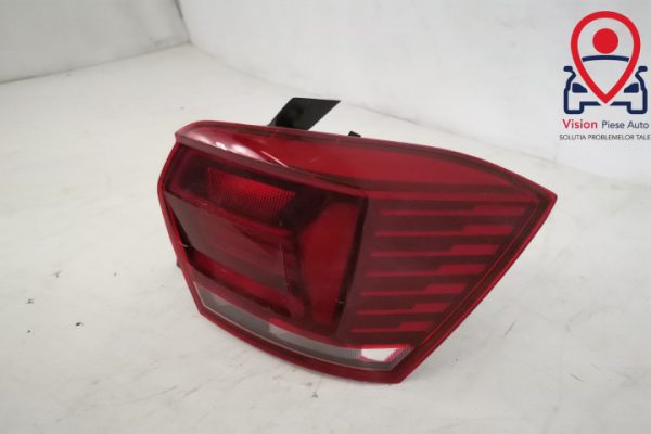 Stop Aripa Dreapta original LED Volkswagen VW  Polo  6 AW/BZ [2017 - 2021] - imagine 3