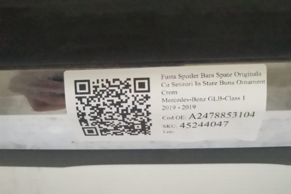 Fusta Spoiler Bara Spate Originala Cu Senzori In Stare Buna Ornament Crom Mercedes-Benz  GLB-Class  1 [2019 - 2019] - imagine 8