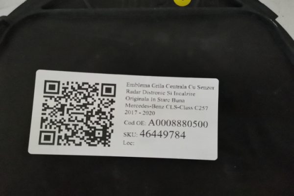 Emblema Grila Centrala Cu Senzor Radar Distronic Si Incalzire Originala In Stare Buna Mercedes-Benz  CLS-Class  C257 [2017 - 2020] - imagine 7