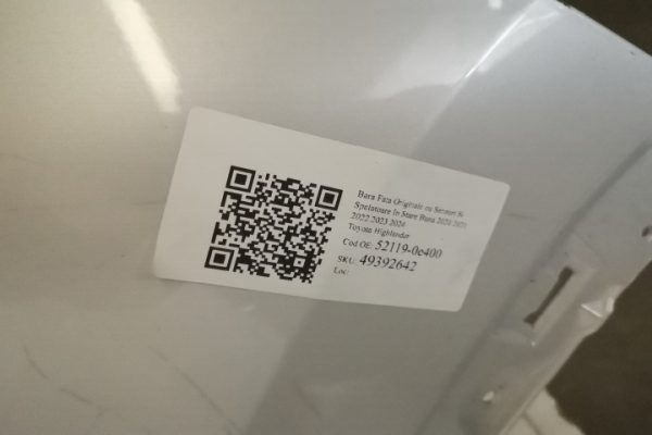 Bara Fata Originala cu Senzori Si Spalatoare In Stare Buna 2020 2021 2022 2023 2024 Toyota  Highlander - imagine 8