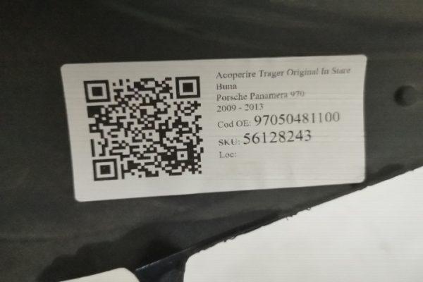 Acoperire Trager Original In Stare Buna Porsche  Panamera  970 [2009 - 2013] - imagine 7