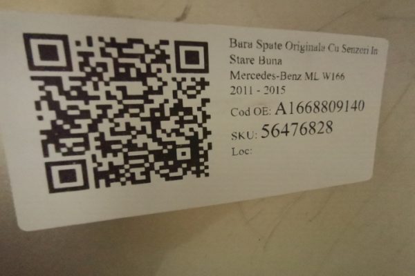 Bara Spate Originala Cu Senzori In Stare Buna Mercedes-Benz  ML  W166 [2011 - 2015] - imagine 8