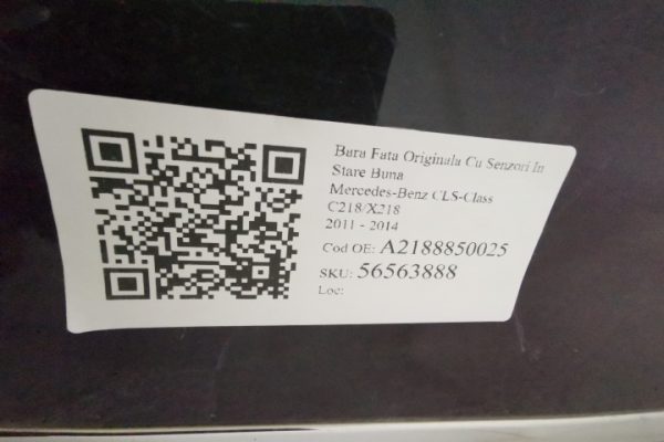 Bara Spate Originala Cu Senzori In Stare Buna  Mercedes-Benz  CLS-Class  C218/X218 [2011 - 2014] - imagine 8