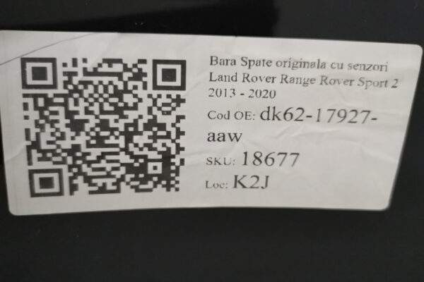 Bara Spate Range Rover Sport L494 2013 2014 2015 2016 2017 2018 originala cu senzori Land Rover - imagine 8