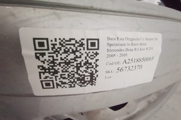 Bara Fata Originala Cu Senzori Si Spalatoare In Stare Buna Mercedes-Benz  R-Class  W251 [2005 - 2010] - imagine 8