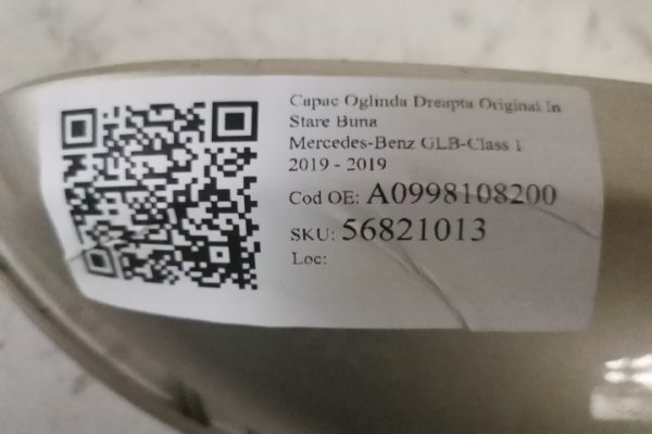 Capac Oglinda Dreapta Original In Stare Buna Mercedes-Benz  GLB-Class  1 [2019 - 2019] - imagine 7