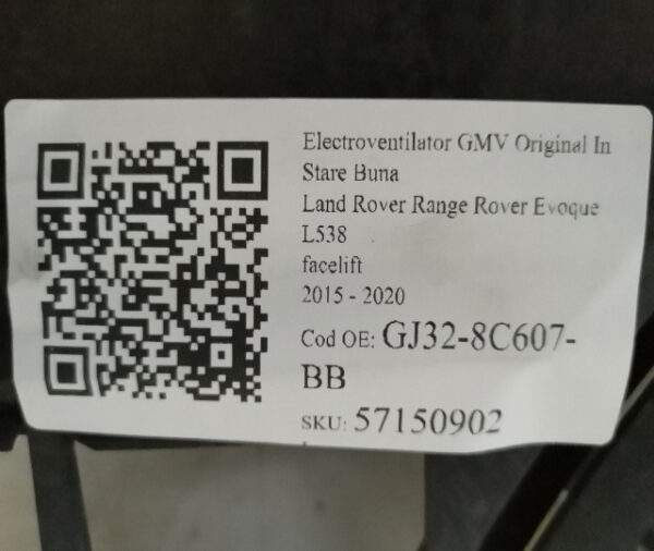 Electroventilator GMV Original In Stare Buna Land Rover  Range Rover Evoque  L538 [facelift] [2015 - 2020] - imagine 7