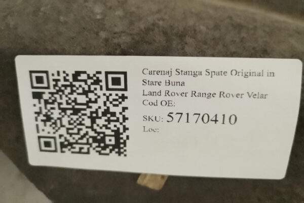 Carenaj Stanga Spate Original in Stare Buna Land Rover  Range Rover Velar - imagine 7