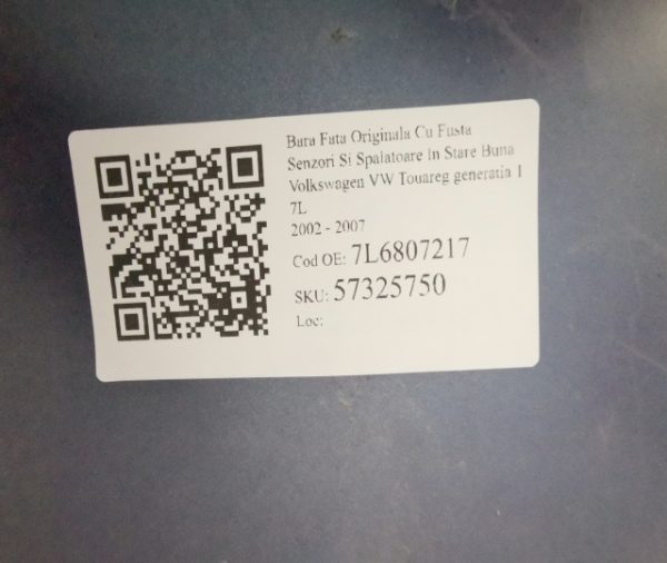 Bara Fata Originala Cu Fusta Senzori Si Spalatoare In Stare Buna Volkswagen VW  Touareg  generatia 1 7L [2002 - 2007] - imagine 8