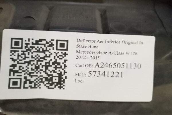 Deflector Aer Inferior Original In Stare Buna Mercedes-Benz  A-Class  W176 [2012 - 2015] - imagine 7
