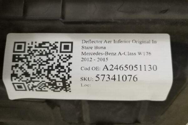Deflector Aer Inferior Original In Stare Buna Mercedes-Benz  A-Class  W176 [2012 - 2015] - imagine 7