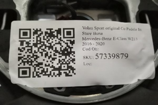 Volan Sport original Cu Padele In Stare Buna Mercedes-Benz  E-Class  W213 [2016 - 2020] - imagine 7