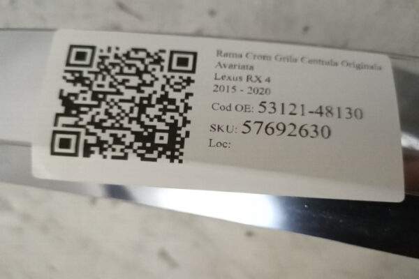 Rama Crom Grila Centrala Originala Avariata Lexus  RX  4 [2015 - 2020] - imagine 7