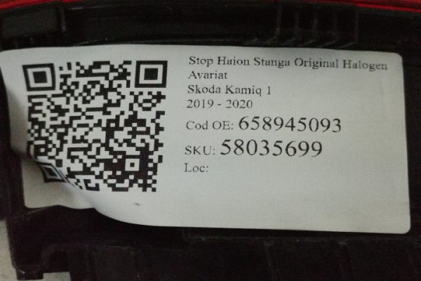 Stop Haion Stanga Original Halogen Avariat Skoda  Kamiq  1 [2019 - 2020] - imagine 7
