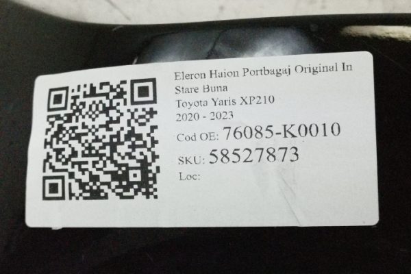 Eleron Haion Portbagaj Original In Stare Buna Toyota  Yaris  XP210 [2020 - 2023] - imagine 7