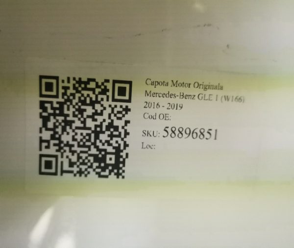 Capota Motor Originala Mercedes-Benz  GLE  1  [2016 - 2019] - imagine 7