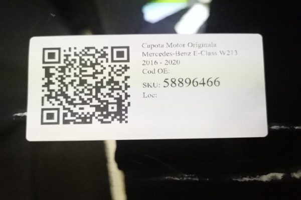 Capota Motor Originala Mercedes-Benz  E-Class  W213 [2016 - 2020] - imagine 7