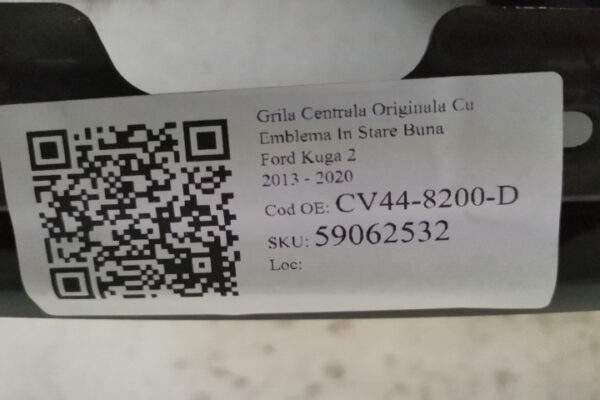 Grila Centrala Originala Cu Emblema In Stare Buna Ford  Kuga  2 [2013 - 2020] - imagine 7