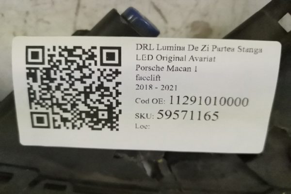 DRL Lumina De Zi Partea Stanga LED Original Avariat Porsche  Macan  1 [facelift] [2018 - 2021] - imagine 7