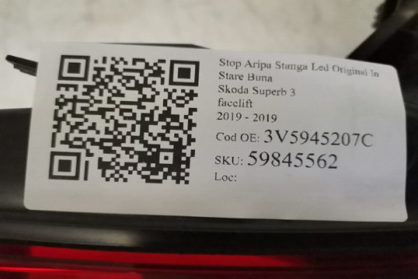 Stop Aripa Stanga Led Original In Stare Buna Skoda  Superb  3 [facelift] [2019 - 2019] - imagine 8