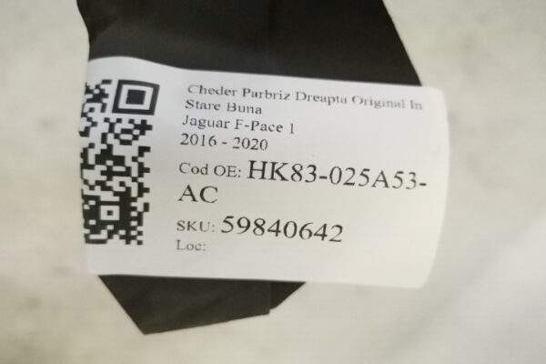 Cheder Parbriz Dreapta Original In Stare Buna Jaguar  F-Pace  1 [2016 - 2020] - imagine 7