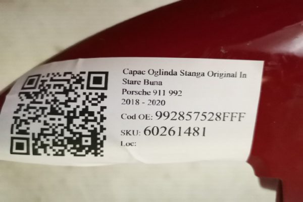 Capac Oglinda Stanga Original In Stare Buna Porsche  911 992 [2018 - 2020] - imagine 7