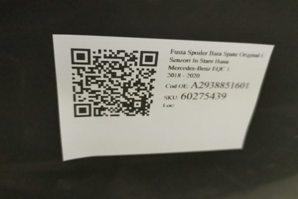 Fusta Spoiler Bara Spate Original Cu Senzori In Stare Buna Mercedes-Benz  EQC  1 [2018 - 2020] - imagine 7