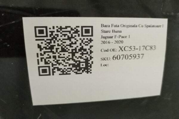 Bara Fata Originala Cu Spalatoare In Stare Buna Jaguar F-Type 1 [2013 - 2020] Jaguar  F-Type 1 [facelift] [2017 - 2020] - imagine 8
