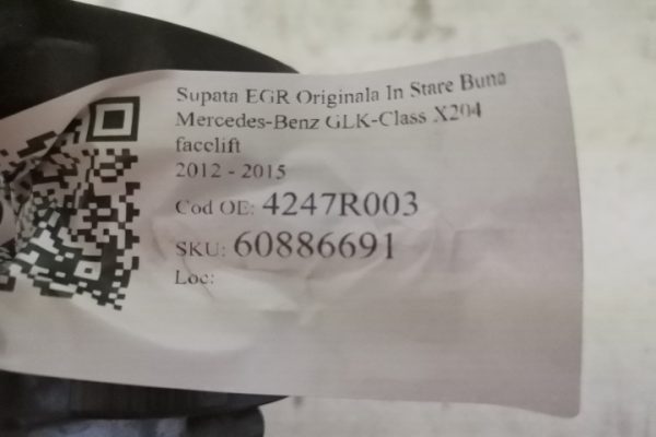 Supata EGR Originala In Stare Buna Mercedes-Benz  GLK-Class  X204 [facelift] [2012 - 2015] - imagine 8