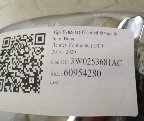 Tips Evacuare Original Stanga In Stare Buna Bentley  Continental GT  3 [2018 - 2020] - imagine 8