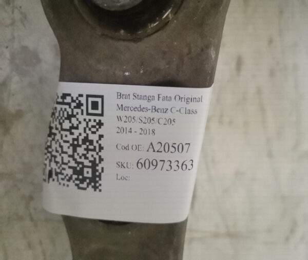 Brat Stanga Fata Original  Mercedes-Benz  C-Class  W205/S205/C205 [2014 - 2018] - imagine 7