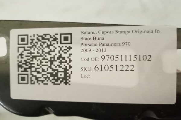 Balama Capota Stanga Originala In Stare Buna Porsche  Panamera  970 [2009 - 2013] - imagine 7